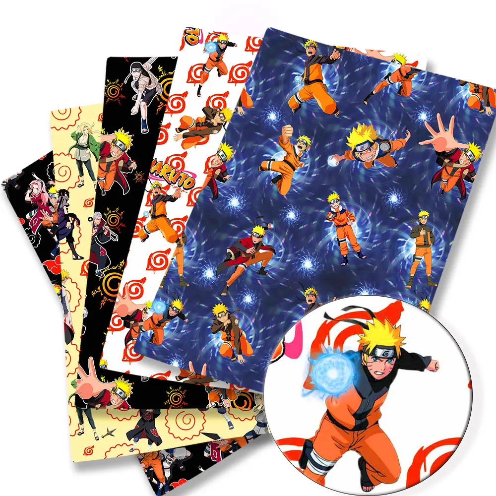 Baby Clothing Items - naruto Anime randapparatuur Stof 140*50 cm