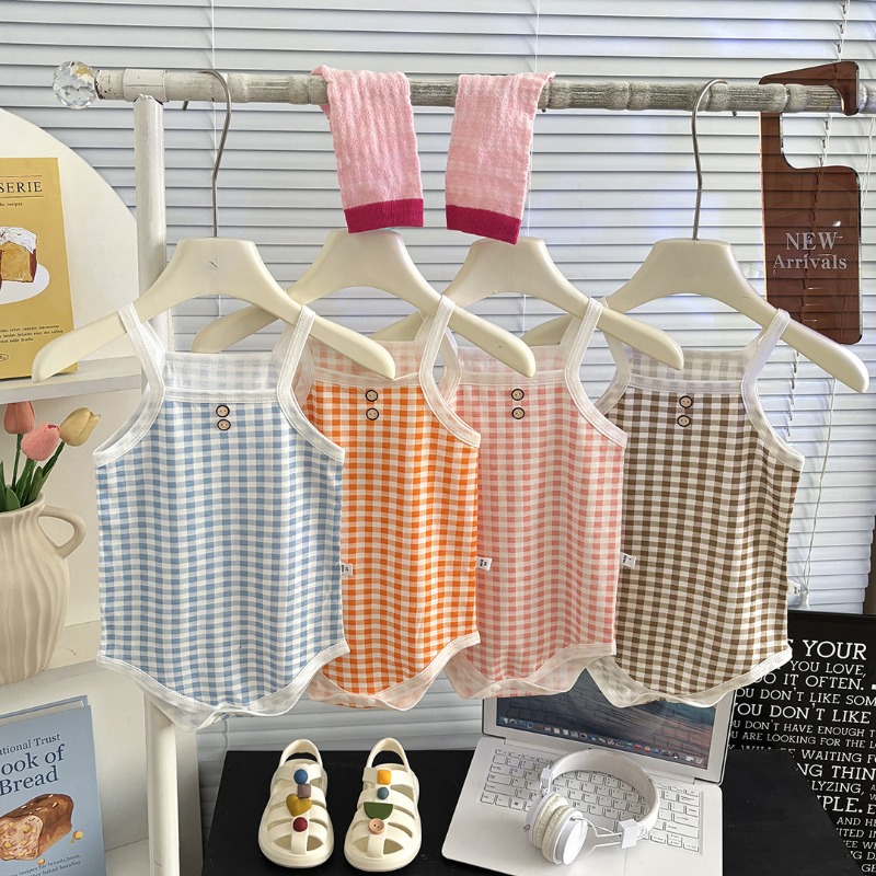 Baby Clothing Clearance - Babyjongen baby zomer mouwloze bodysuit hemdje