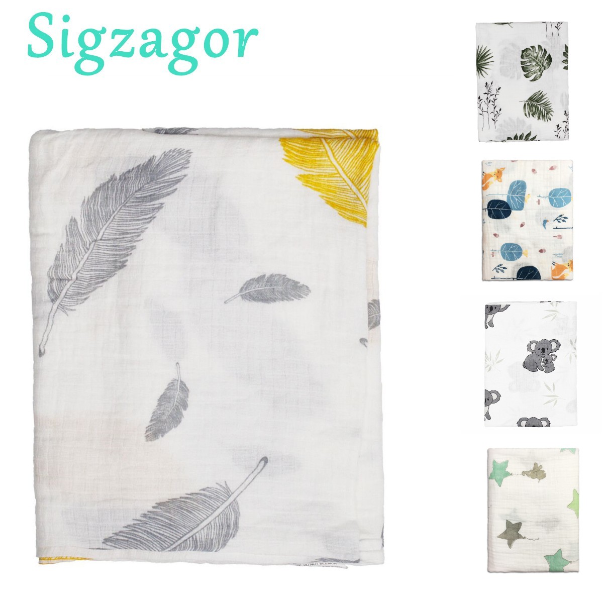 [Sigzagor] Mousseline Swaddle  - Muslin Swaddle Wrap recensie en prijs