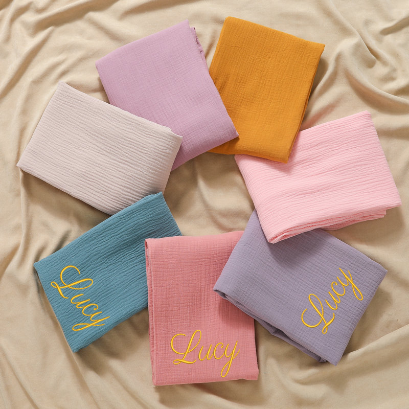 Gepersonaliseerde naam gebordu - Muslin Swaddle Wrap recensie en prijs