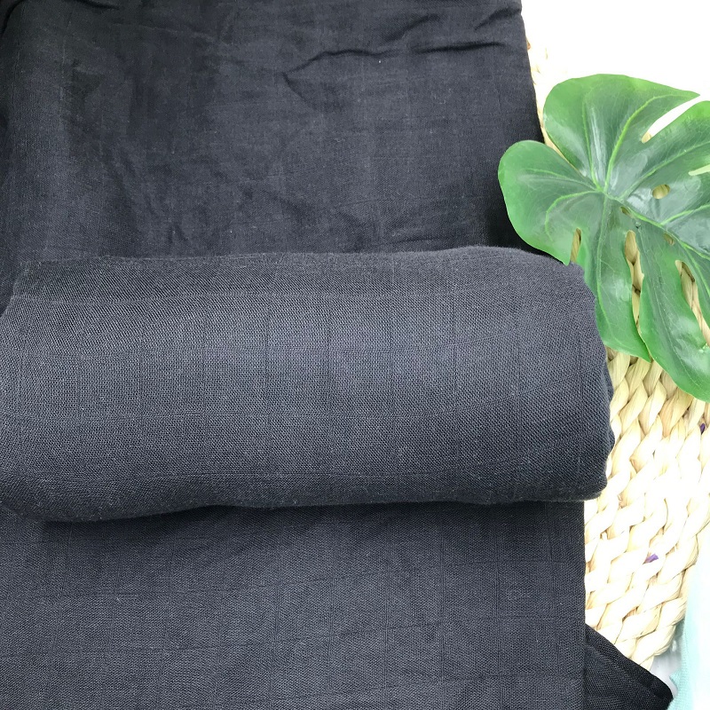Puur zwarte kleur babywikkel U - Muslin Swaddle Wrap recensie en prijs